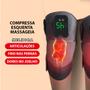 Imagem de Massageador Ombreira Joelheira Compressao Pernas Joelho Panturrilha Ombro 3 Modos Massageia Esquenta Fisioterapia Anti Estresse Alivia Dores Tensao Ri