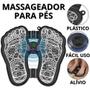 Imagem de Massageador Pés Elétrico Tapete De Massagem Para Os Pés Mini Massageador Eletrico  Fisioterapia