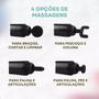 Imagem de Massageador Sem Fio e Recarregável Aparelho para Massagem com Pontas Intercambiaveis Relaxante Muscular