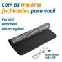 Imagem de Massageador Tapete Pulso Elétrico Pés Ems Usb Recarregavel