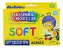 Imagem de Massinha de Modelar Acrilex Soft 12 Cores 180g