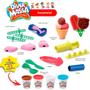 Imagem de Massinha de Modelar - Diver Massa - Sorveteria - 4 Potes - Divertoys