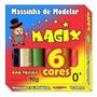 Imagem de Massinha de Modelar Magix 06 cores kit 06 unids Atacado