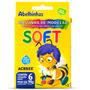 Imagem de Massinha de Modelar Soft Macia Conjunto 6 Cores Divertidas
