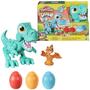 Imagem de Massinha Dino Crew Rex, Verde, Laranja e Vermelho - Play-Doh - 5010993814664