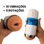 Imagem de Masturbador Masculino Rotativo Automático Vibrador Para Pênis Recarregável Punheta Masturbação Vagina Boneca Sexual