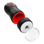 Imagem de Masturbador Masculino Sucção Vibração e Ondulação 21,8cm x 8,5cm 5 Intensidades Silicone Recarregável Discreto Portátil