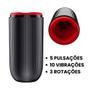 Imagem de Masturbador Masculino Sugador Penis Automático Elétrico Boneca Sexual Rotativo Punheteira Vai e Vem Vibrador Elétrico Para Pênis Masturbação
