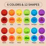 Imagem de Matching Eggs MOONTOY para reconhecimento de cores e formas de crianças