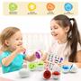 Imagem de Matching Eggs MOONTOY para reconhecimento de cores e formas de crianças