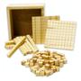Imagem de Material Dourado Completo 111 Peças Educativo Pedagógico