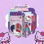 Imagem de Material Escolar Papelaria Kit Infantil Hello Kitty 18 Pçs