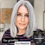 Imagem de Matizador Black 4K 500g Lizz ante Matiza Efeito Cinza Platinado Elimina amarelado Platina Fios Grisalhos Ultra Rápido