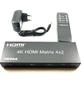 Imagem de Matrix Hdmi 4X2 Switch Splitter 1080P 4K 3D Com Controle Nfe