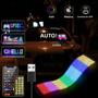 Imagem de Matriz De LED Programável Inteligente Com Display De Pixel USB 5V Bluetooth, Letreiro Luminoso Para