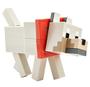 Imagem de Mattel Minecraft Fusion Wolf Figure Craft-a-Figure Set, Construa seu próprio personagem minecraft para jogar, trocar e coletar, brinquedo para crianças de 6 anos ou mais