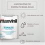 Imagem de MAXVINIL ESMALTE BASE AGUA 3,6L VARIAS Cores