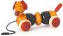 Imagem de Maya Organic Handmade Wooden Bead &amp Pull Toy Dog Made Using Natural Colors for Toddlers 3 Years Year And Up, Helps in Early Education and Development  BOVOW (VERMELHO)