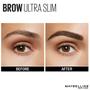 Imagem de Maybelline New York Brow Ultra Slim Definindo a maquiagem da sobrancelha lápis mecânico com .55 MM Tip &amp Blending Spoolie For Precisely Defined Eyebrows, 0.003 Oz, Medium Brown, 1 Count, (Pack of 1)