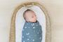 Imagem de Mebie Baby Night Sky Muslin Swaddle, Cobertor de Swaddle moderno e neutro para menina ou menino, cobertores macios para bebês, cobertor de swddle recém-nascido, 0-3 mês, wrap confortável, fundamentos e presentes do bebê