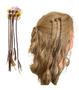 Imagem de Mechas Com Piranha Aplique De Cabelo Infantil - Kit 48 Un