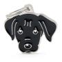 Imagem de Medalha de Identificação para Cão Labrador Preto - MyFamily Friends Mf31 Black