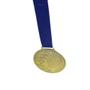 Imagem de Medalha de Ouro Honra Ao Mérito Espelhada Brilhante C/ Fita Azul 767
