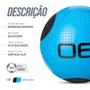 Imagem de Medicine Ball bola de borracha inflável treino funcional 6kg