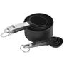 Medidor Culinário Inox Colher Copo Xícara Cozinha Preto 8pçs - NLS Imagem de Medidor Culinário Inox Colher Copo Xícara Cozinha Preto 8pçs