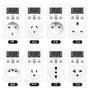 Imagem de Medidor de Energia Digital 230V 16A - Wattímetro com Tomada para Monitoramento de Consumo