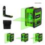 Imagem de Medidor De Nível a Laser Verde HILDA, Autonivelante, Horizontal E Vertical, Com 2 Linhas Cruzadas,