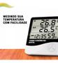 Medidor de umidade e temperatura digital Termo higrômetro EXBOM Imagem de Medidor de umidade e temperatura digital Termo higrômetro EXBOM