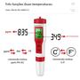 Imagem de Medidor Digital de Temperatura, Salinidade, pH, TDS, EC e ORP com Retroiluminação