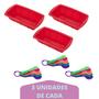 Imagem de Medidora 5 Pçs + Forma de Silicone Para Pães Sortida 3Un