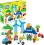 Imagem de Mega Bloks Green Town Eco House - Construção e Aprendizado com Carros, Bicicletas e Figuras (1-3 anos)