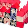 Imagem de Mega Construções Brinquedo Pedagógico Com 45 Blocos De Montar Em Madeira