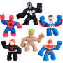 Imagem de Mega Pack c/ 6 Boneco Elástico Heroes of Goo Jit Zu Minis - 6 cm - Moose