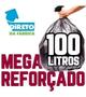 Imagem de Mega Reforçado Saco De Lixo 100 Litros 200 Un Preto