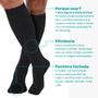 Imagem de Meia 3/4 Compressiva  Sigvaris Style Actitud  15-20 mmgh - Preta