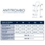 Imagem de Meia 3/4 Sigvaris Antitrombo Compressão 18-23mmHg