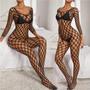 Imagem de Meia arrastão corpo inteiro - Sensual, peça única, preto