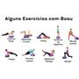 Imagem de Meia Bola Bosu Elastico Alongamento Yoga Pilates Reabilitaçao Fisioterapia Academia Ginastica Exercicio Fitness