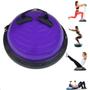 Imagem de Meia Bola Bosu Elastico Exercicio Alongamento Pilates Yoga Reabilitaçao Fisioterapia Academia Fitness Ginastica Exercicio Fit