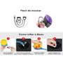 Imagem de Meia Bola Bosu Elastico Exercicio Alongamento Pilates Yoga Reabilitaçao Fisioterapia Academia Fitness Ginastica Exercicio Fit