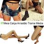Imagem de Meia Calça Coração Fio 15 + Meia Calça Arrastão Trama Média Juvenil / Adulto - Tamanho 40