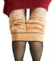 Imagem de Meia Calça Feminina Térmica Translucida Legging Forrada C Pé