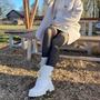 Imagem de Meia Calça Feminina Térmica Translucida Legging Forrada C Pé