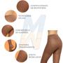 Imagem de Meia Calça Fio 15 Modeladora Up-Line Lupo 5895-001 Levanta Bumbum Comprime Barriga