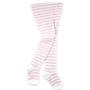 Imagem de Meia calça quentinha listrada branco rosa - luvable friends