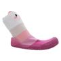 Imagem de Meia com Sola Ursinha Infantil Menina Pimpolho 74303E Rosa